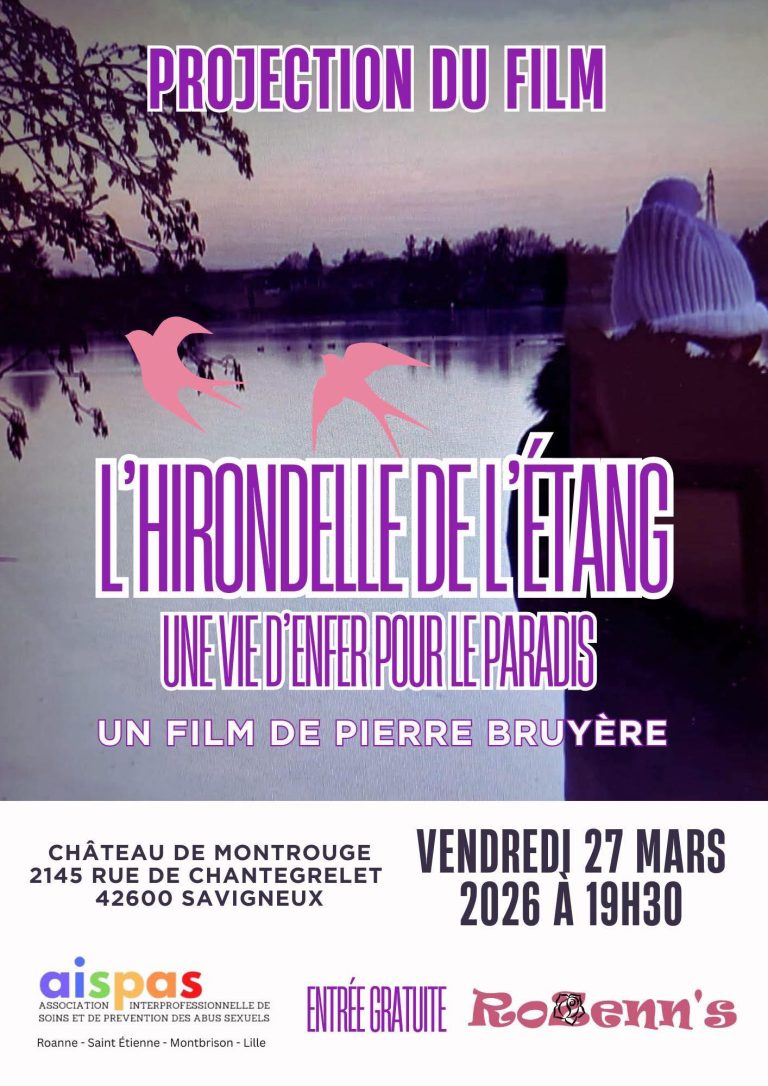 Projection Film  » l&rsquo;hirondelle de l&rsquo;étang une vie d&rsquo;enfer pour le paradis » de Pierre Bruyère